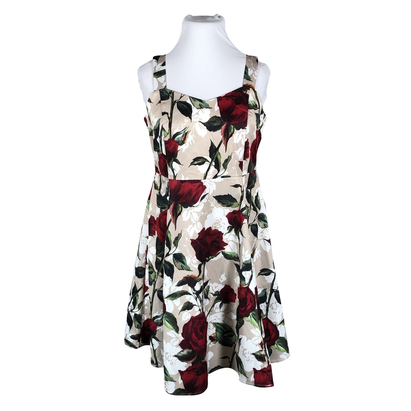 Unisex Zizzi - Party dress, size 44 - Beige (1)
