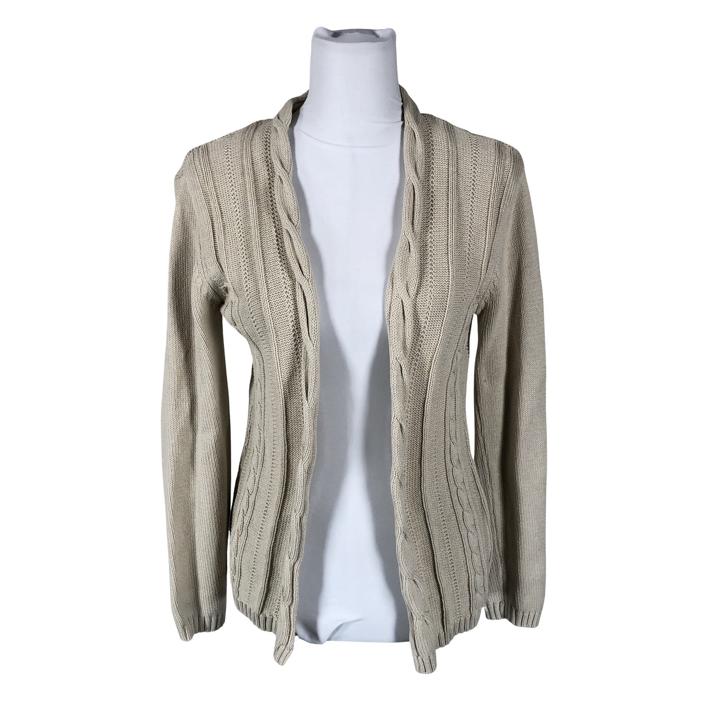Unisex Classic Line - Cardigan, size 38 - Beige (1)