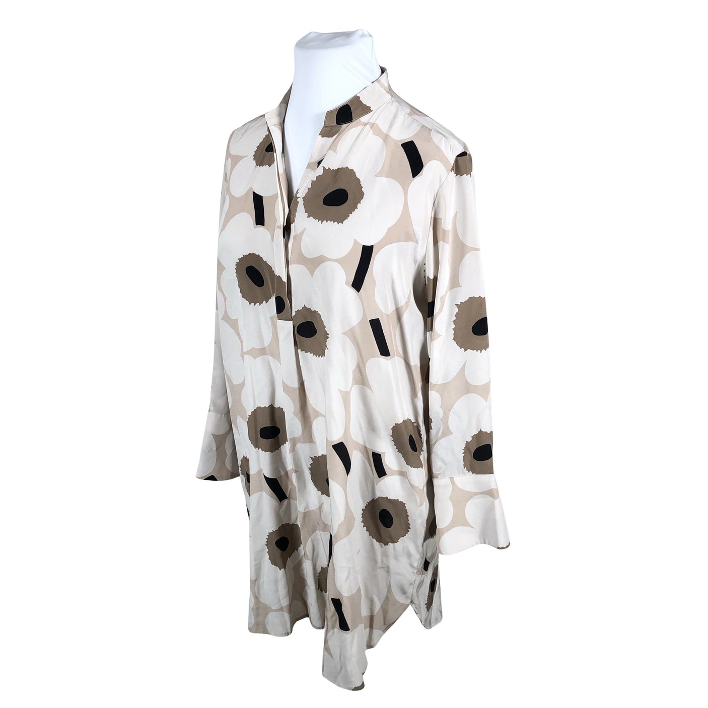 Unisex Marimekko - Schiffon dress, size 44 - Beige (3)