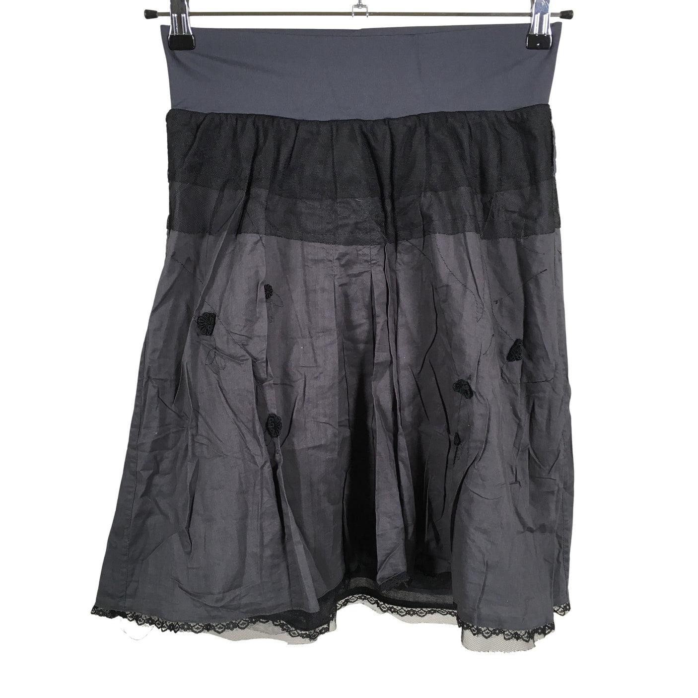 Unisex Mama Licious - Fabric skirt, size 38 - Gray (1)
