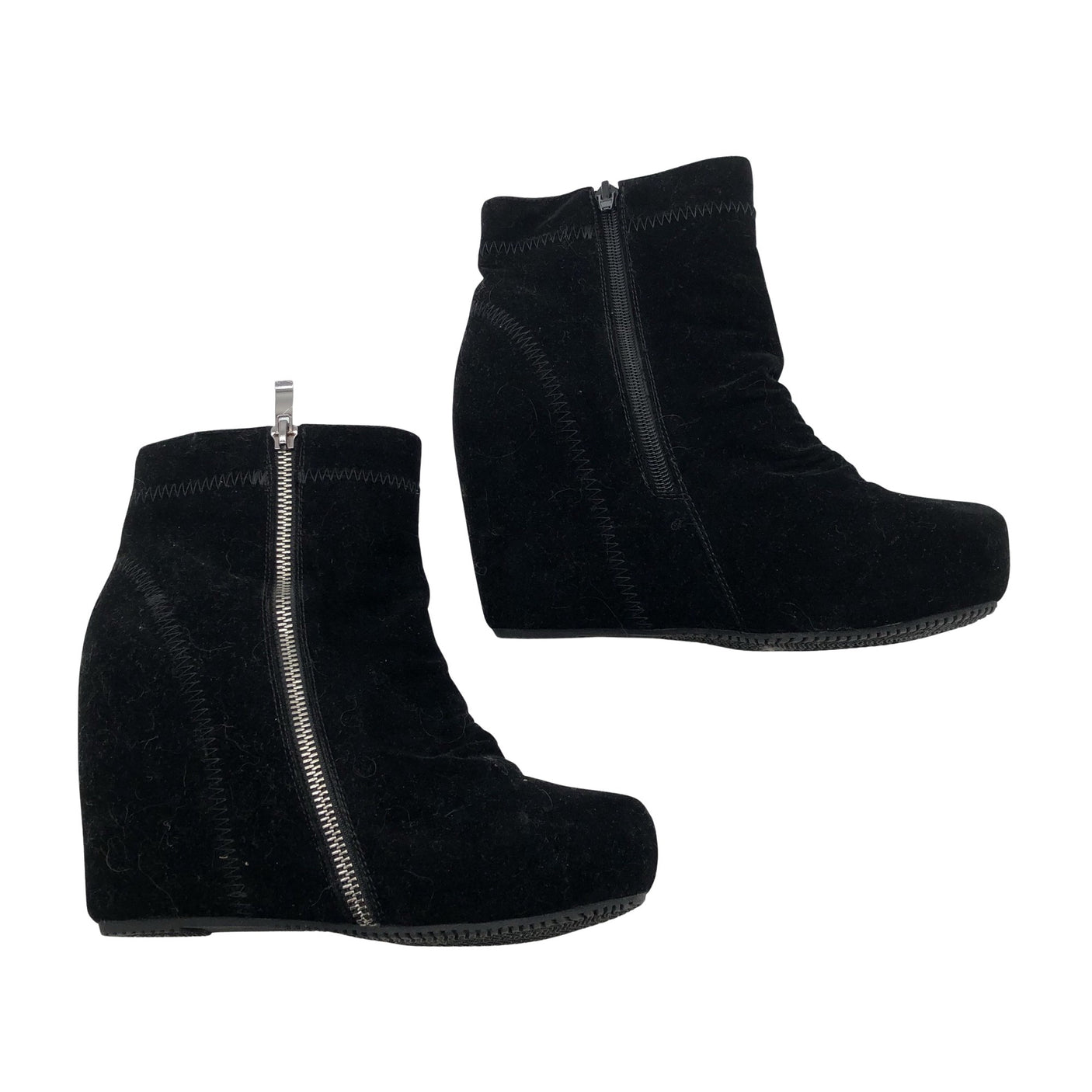 Unisex Quattro Piu - Wedge heel shoes, size 38 - Black (1)