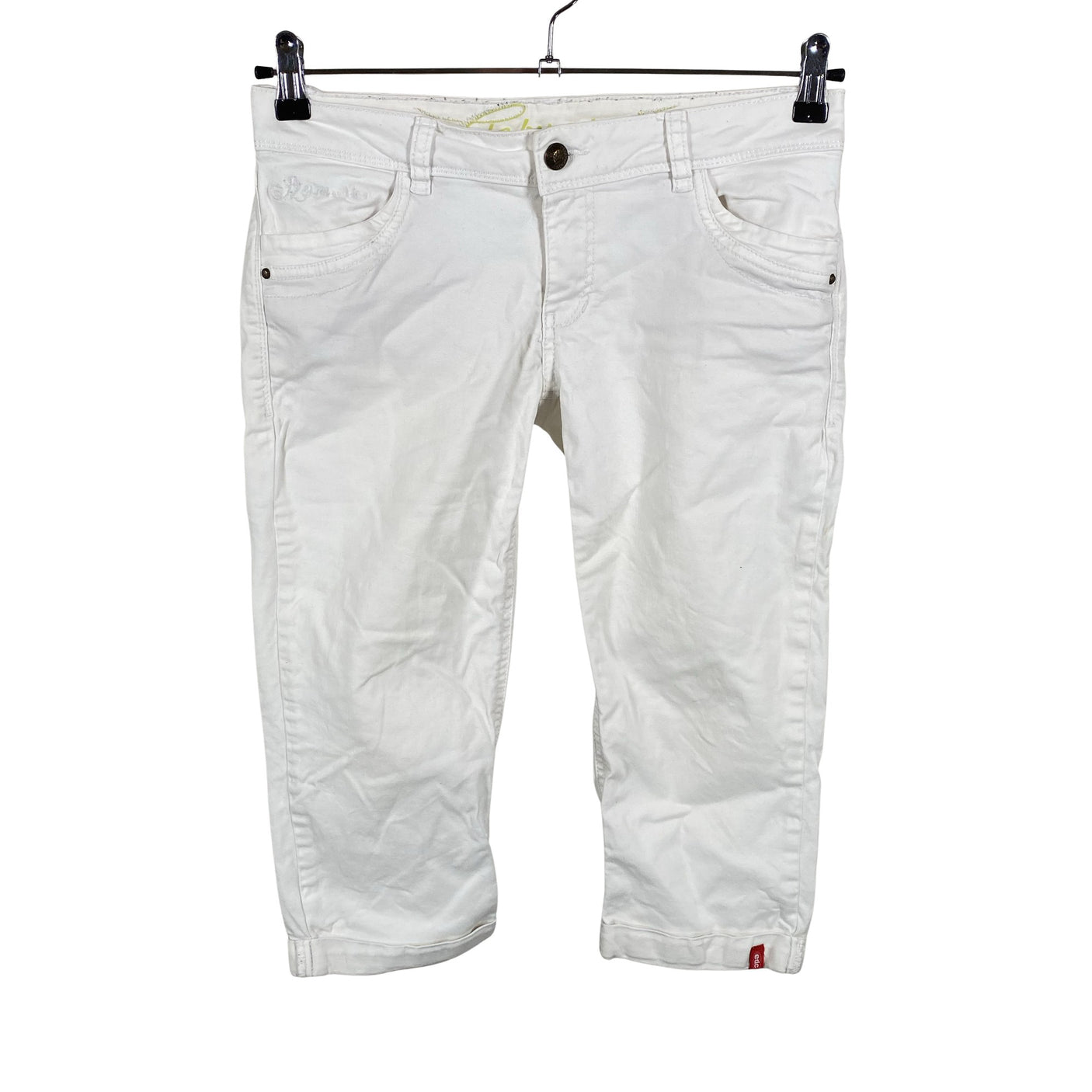 Unisex Esprit - Capri pants, size 38 - White (1)