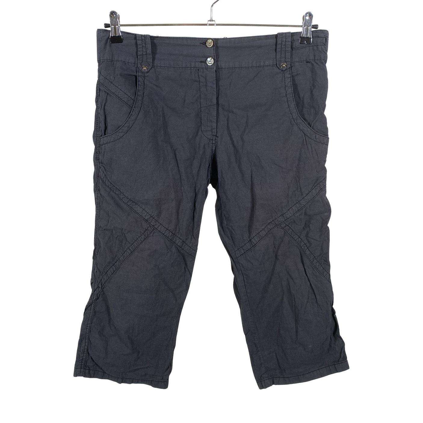 Unisex Fransa - Capri pants, size 42 - Gray (1)