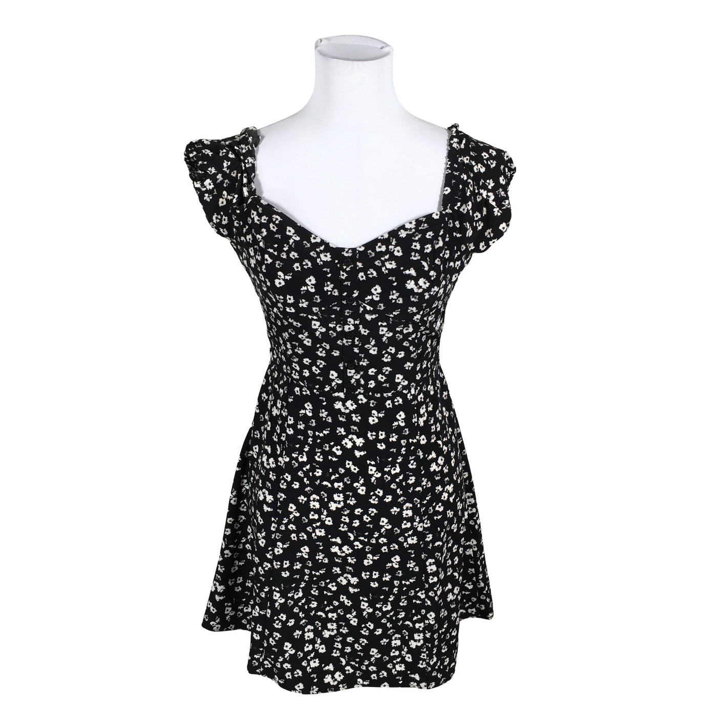 Unisex Calvin Klein Jeans - Schiffon dress, size 36 - Black (1)