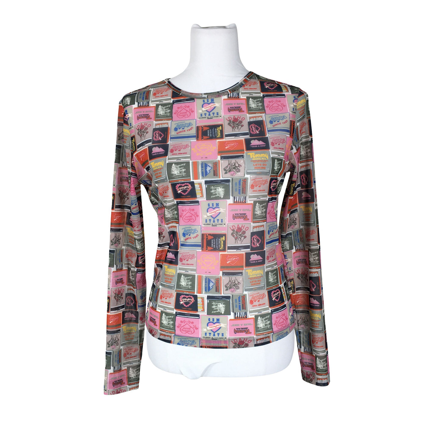 Unisex Tommy Jeans (Tommy Hilfiger) - Tricot shirt, size 38 - Light pink (1)