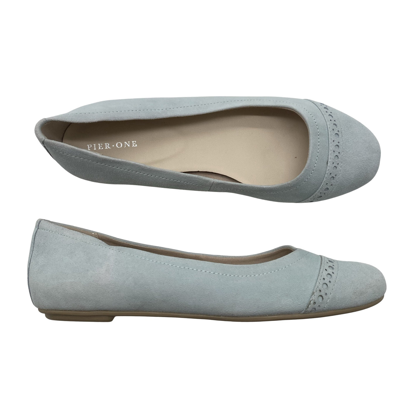 Unisex Pier One - Ballerinas, size 39 - Light blue (1)