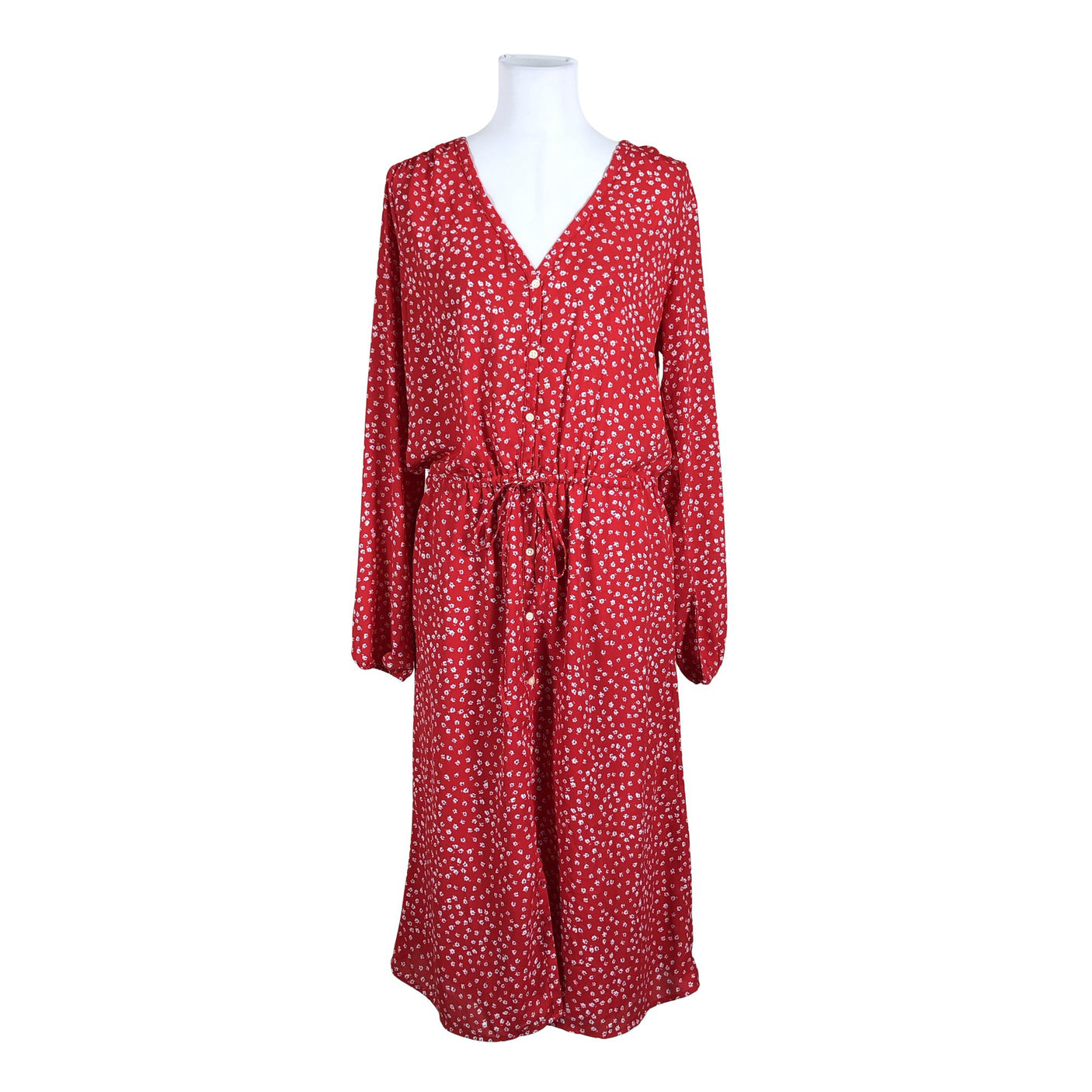 Unisex Gap - Schiffon dress, size 38 - Red (1)