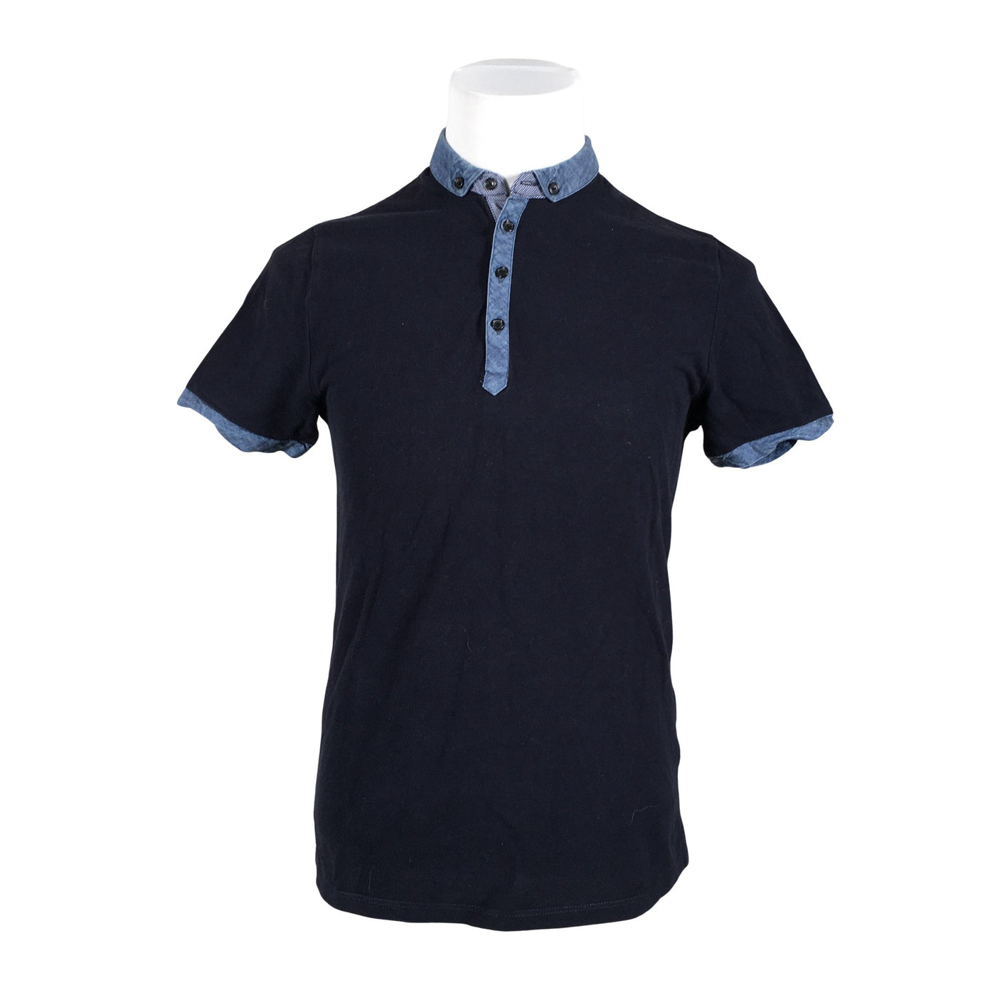 Unisex River Island - Polo shirt, size M - Black (1)