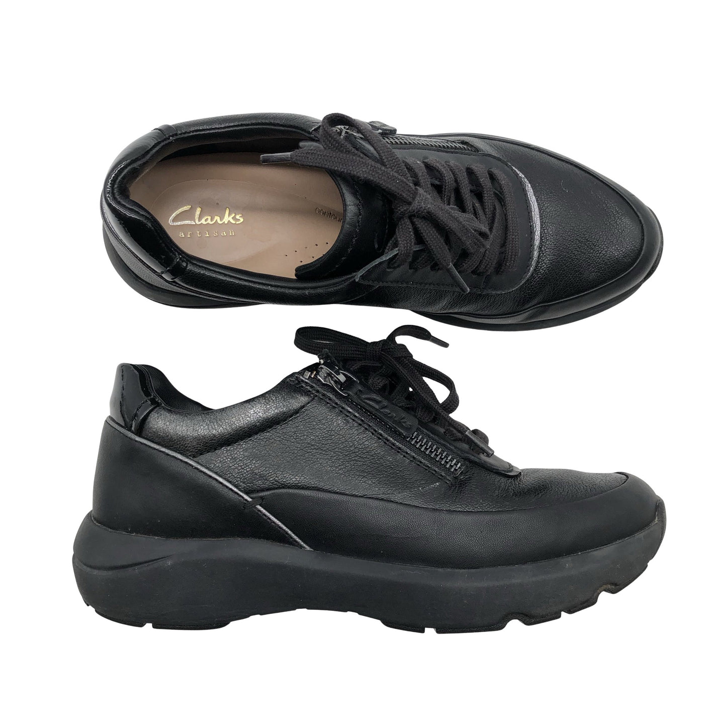 Unisex Clarks - Casual sneakers, size 38 - Black (1)