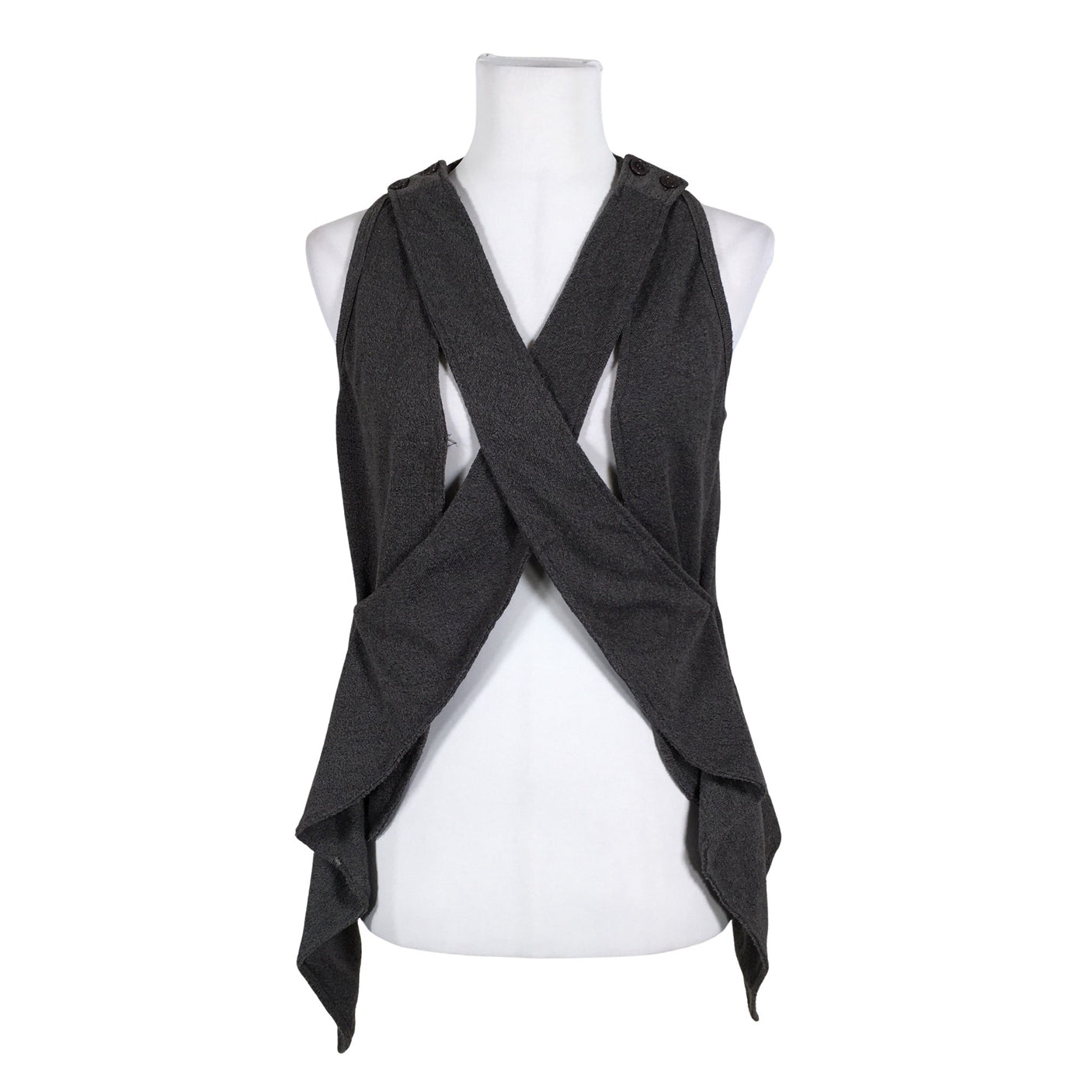 Unisex Jolie Moi - Knit vest, size 38 - Gray (1)