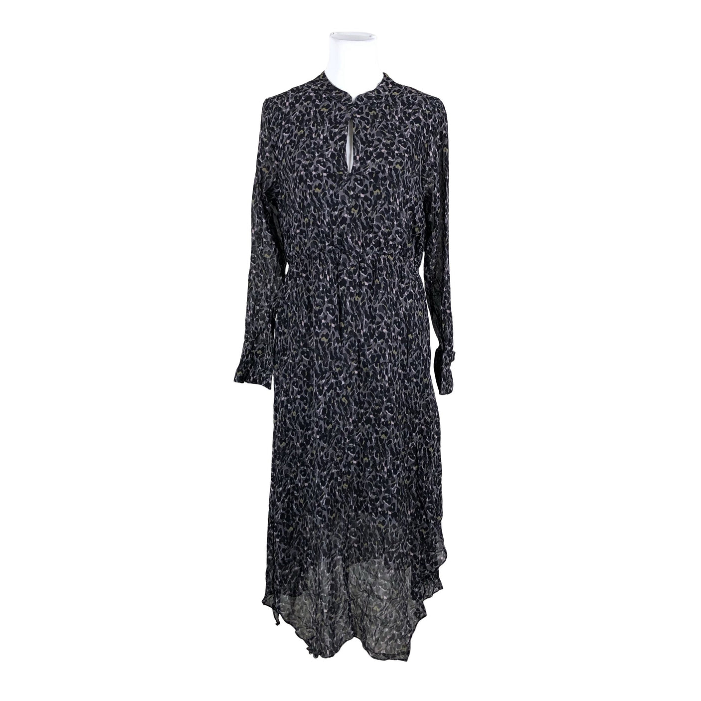 Unisex All Saints - Schiffon dress, size 40 - Gray (1)