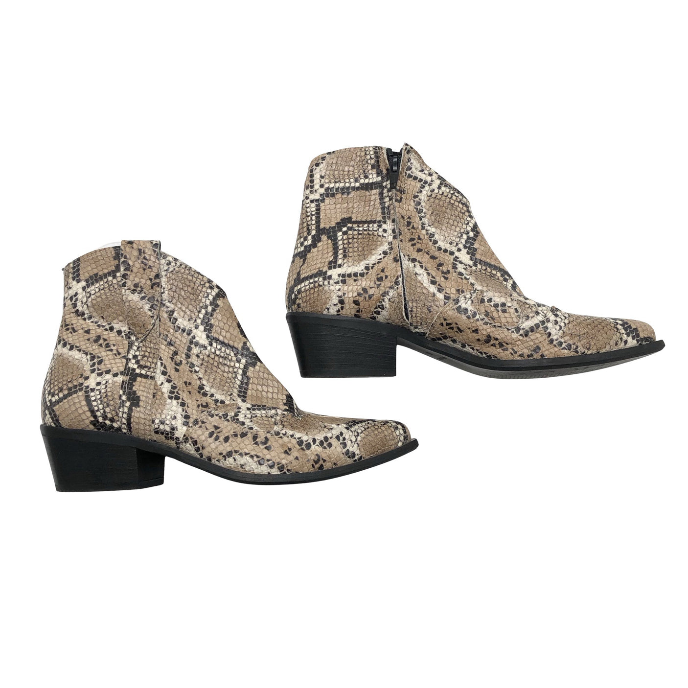 Unisex Bukela - Cowboy boots, size 39 - Beige (1)