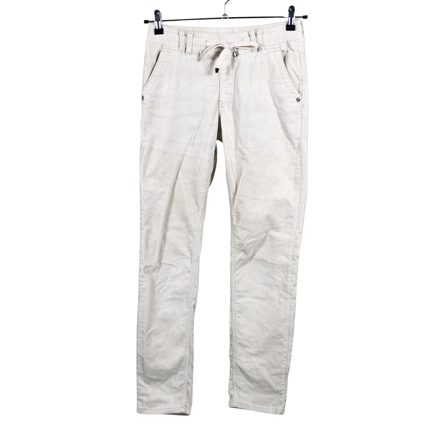Unisex Red Button - Velvet pants, size 36 - Beige (1)