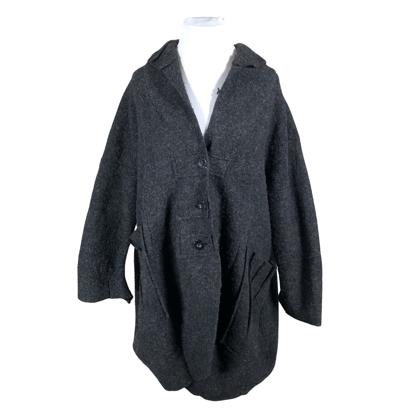 Unisex Handmade - Wool coat, size 50 - Gray (1)