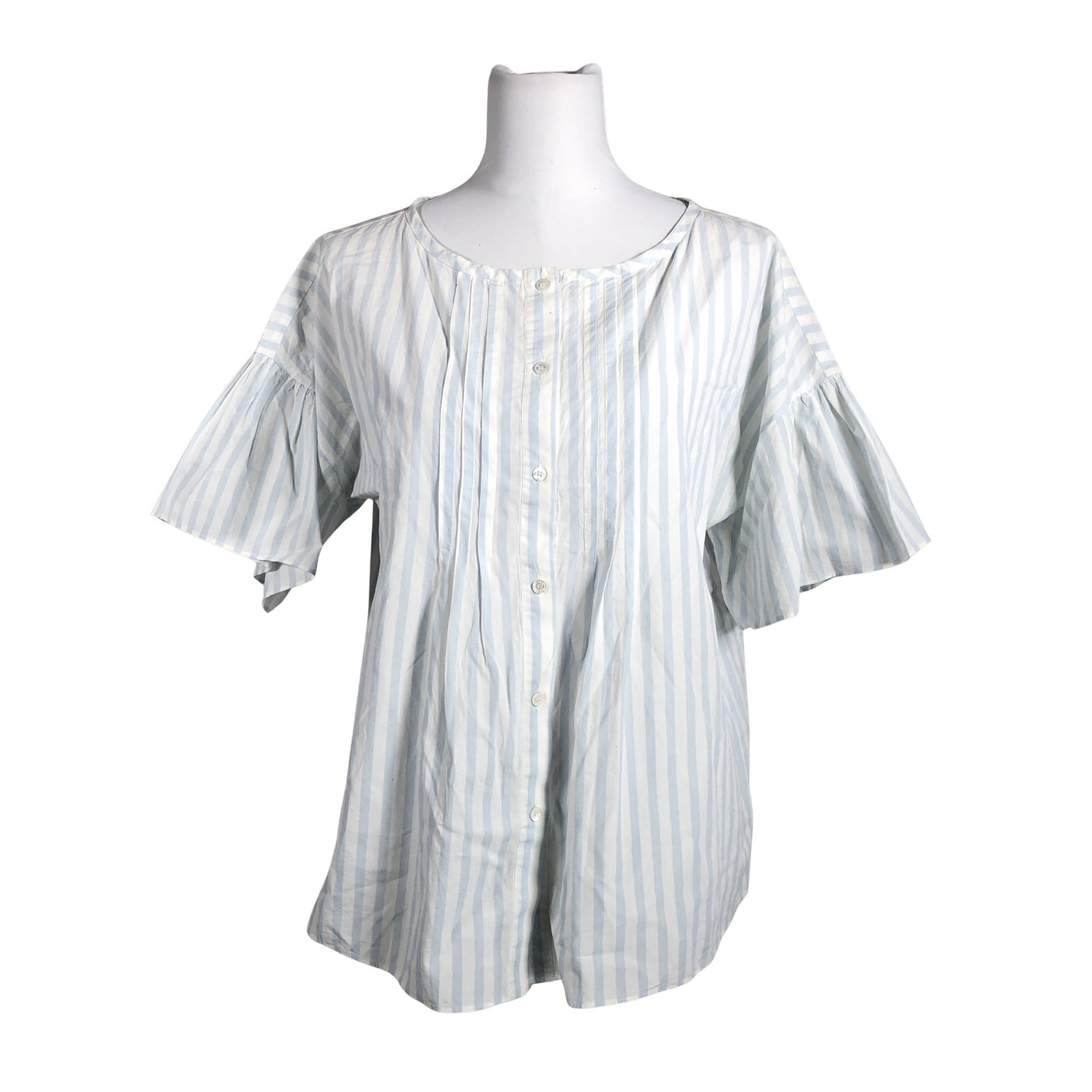 Unisex Weekend by MaxMara - Short-sleeved blouse, size 36 - Light blue (1)