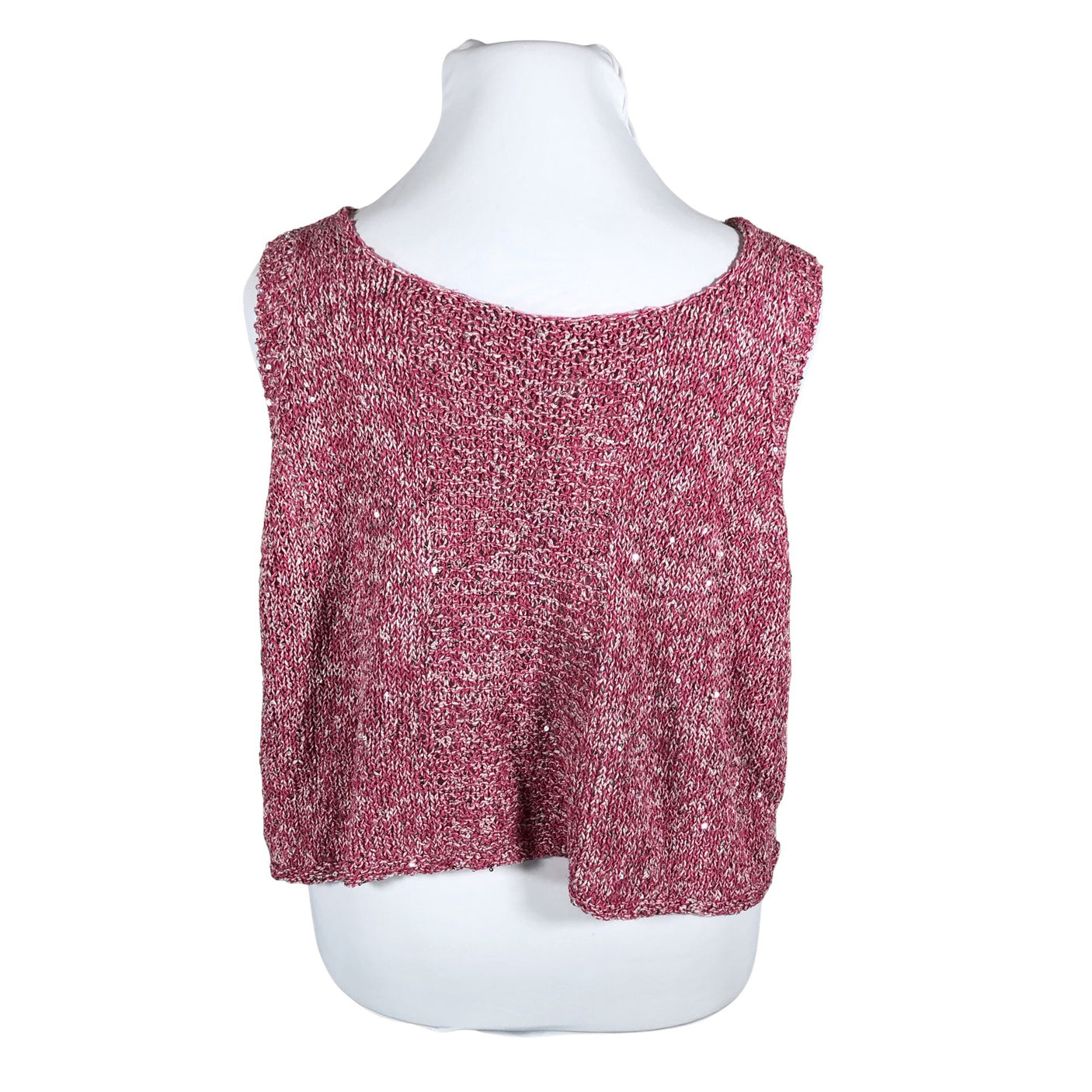 Unisex Handmade - Knit vest, size 46 - Pink (2)