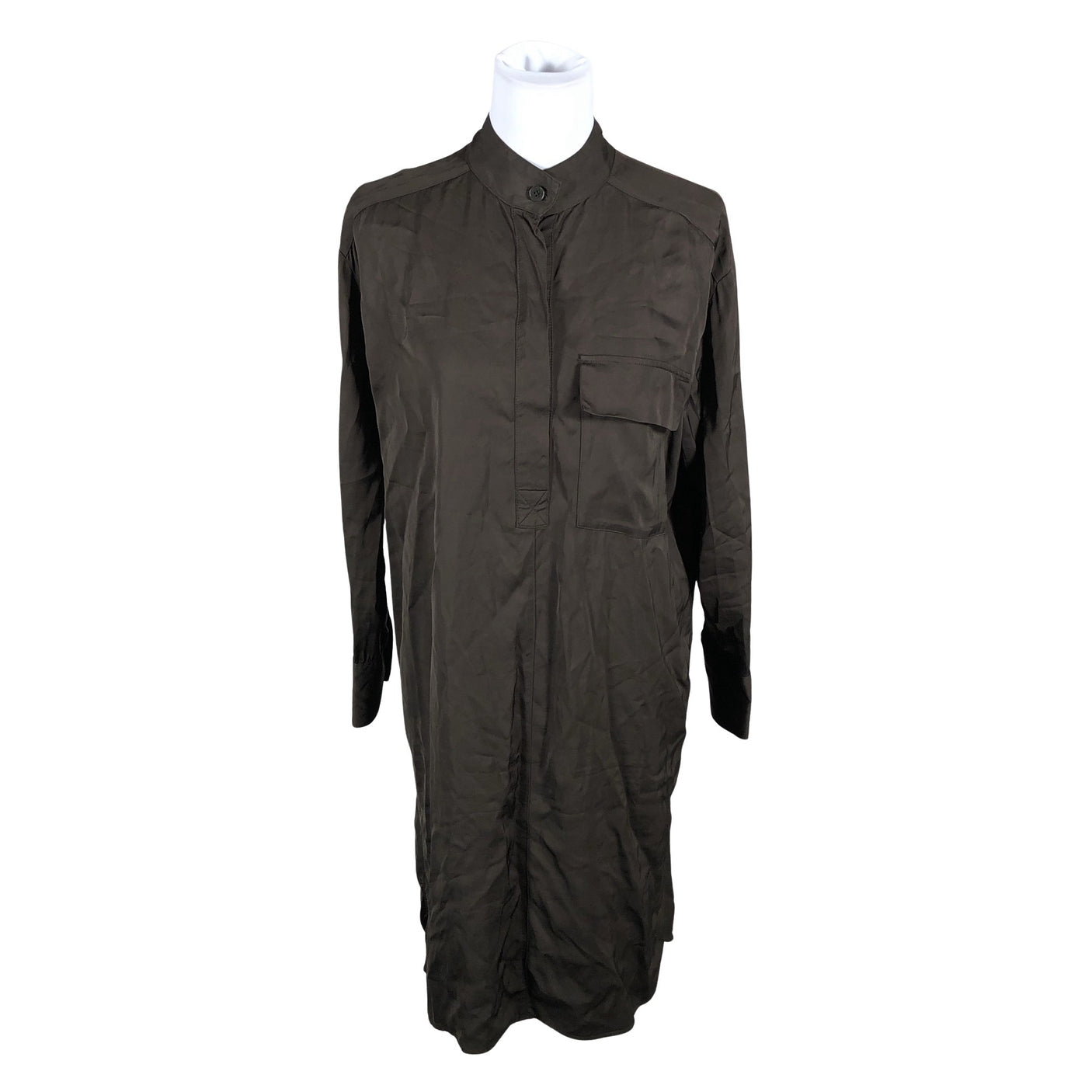Unisex Filippa K. - Schiffon dress, size 34 - Green (1)