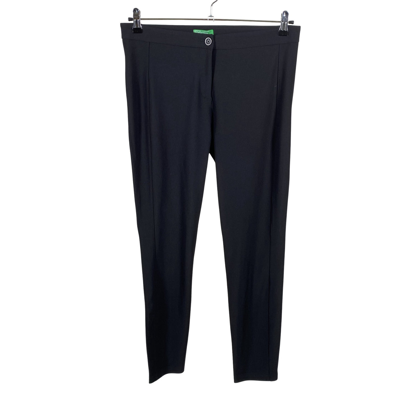 Unisex Benetton - Straight leg trousers, size 40 - Black (1)