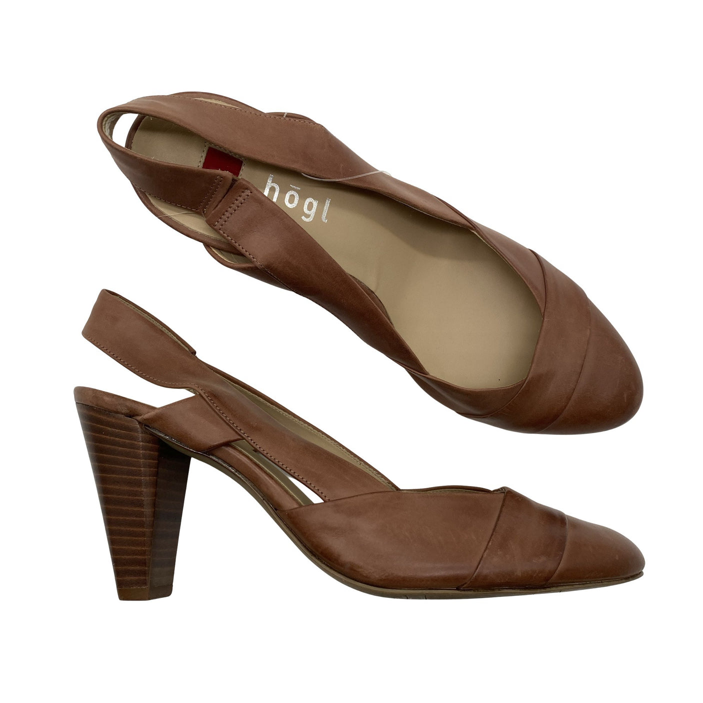 Unisex Högl - High heels, size 39 - Brown (1)