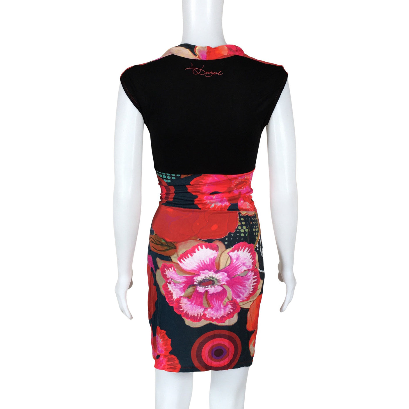 Unisex Desigual - Tricot dress, size 34 - Red (1)