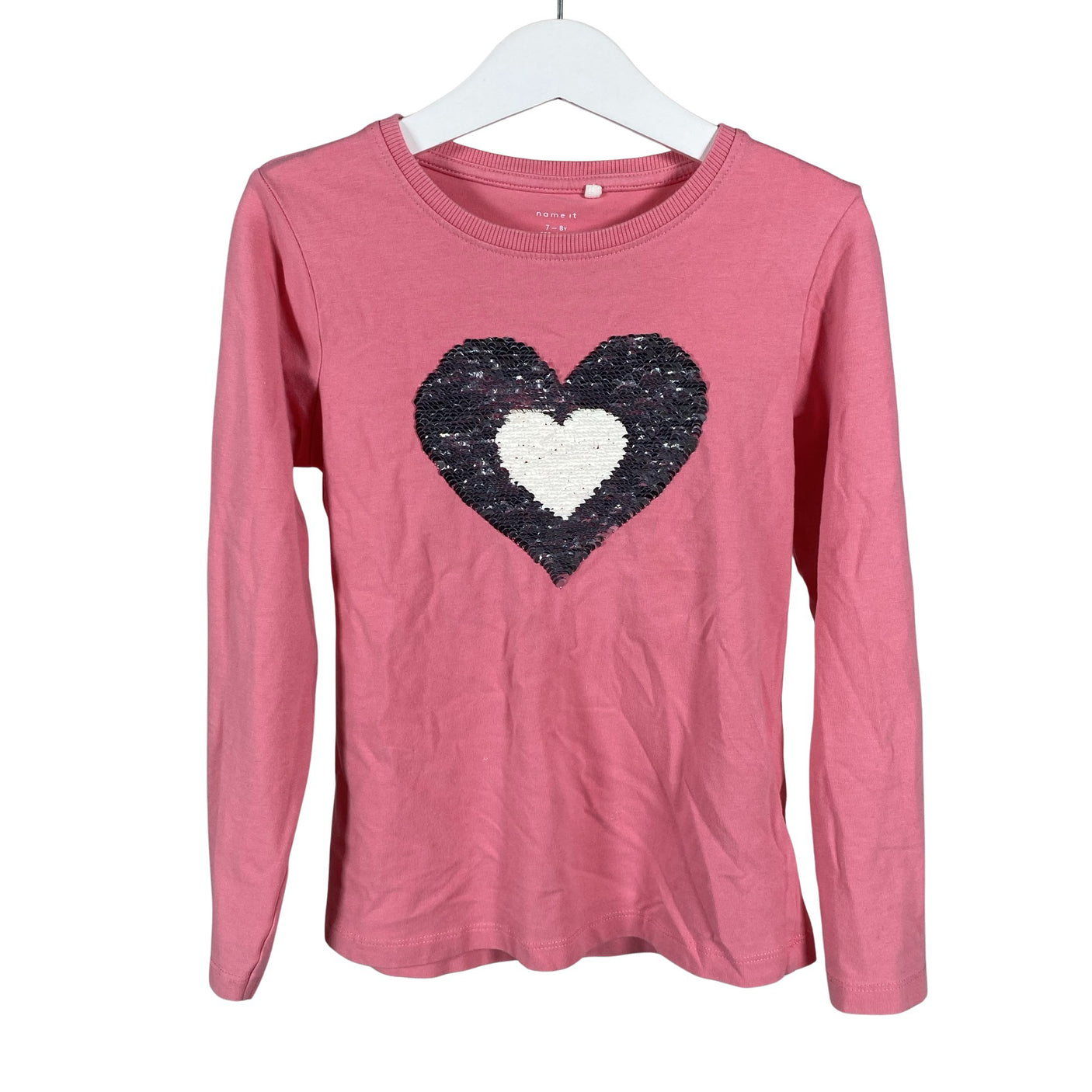 Unisex Name It - Tricot shirt, size 122 - 128 - Pink (1)