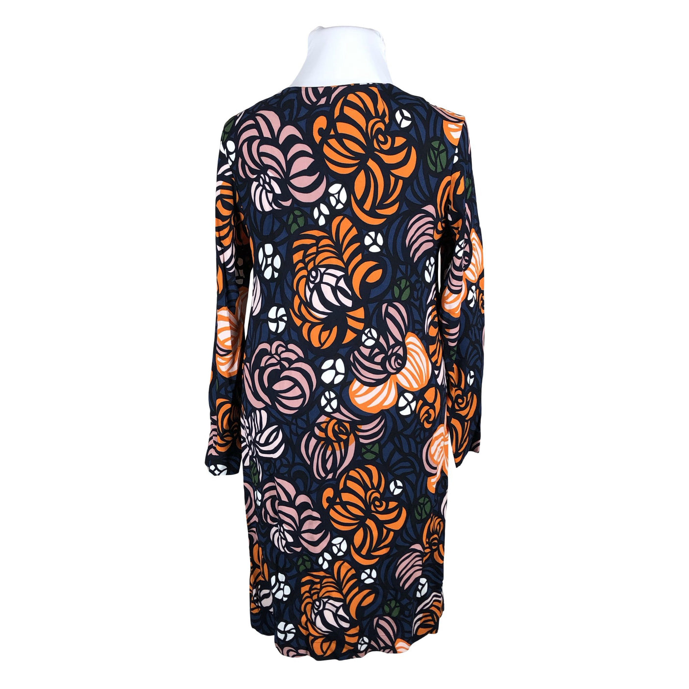 Unisex Marimekko - Schiffon dress, size 46 - Orange (2)