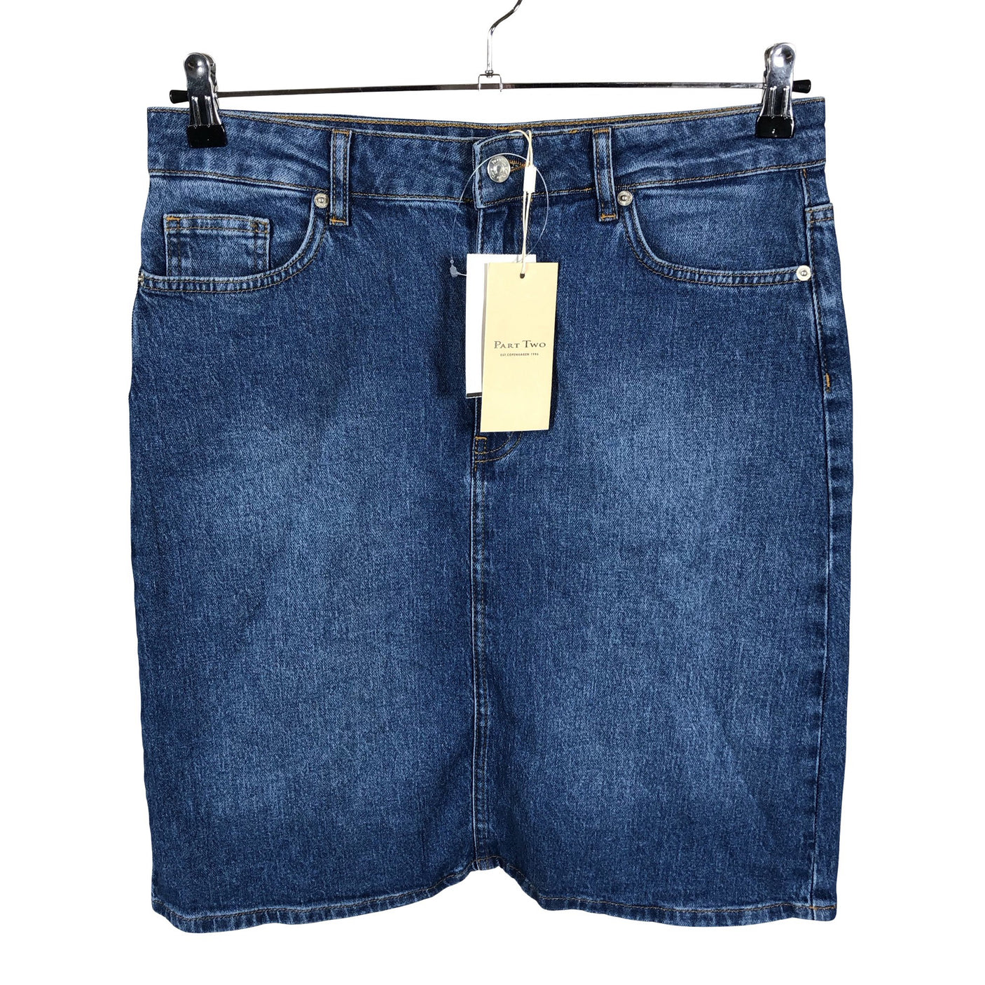 Unisex Part two - Denim skirt, size 40 - Blue (1)