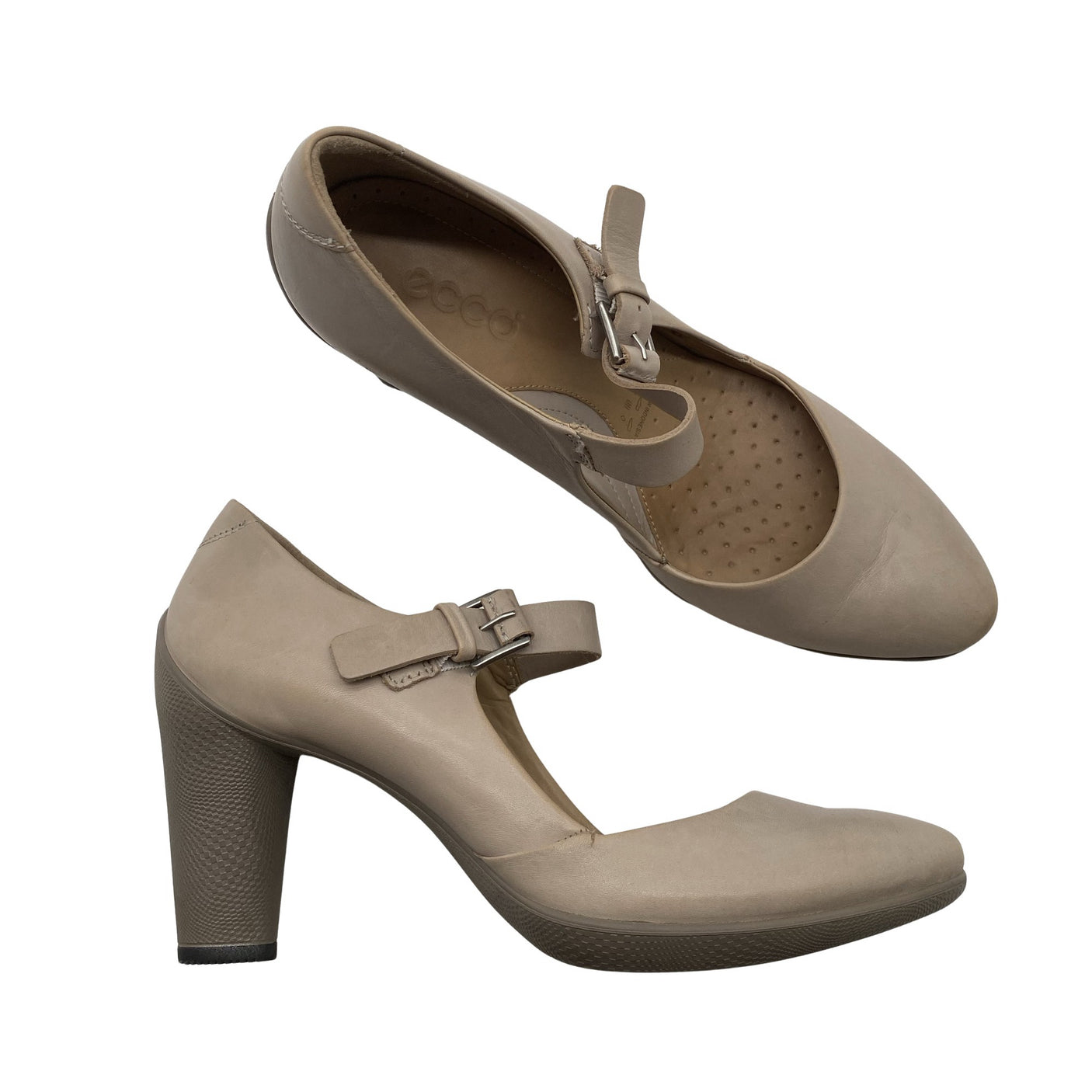 Unisex Ecco - High heels, size 37 - Beige (1)