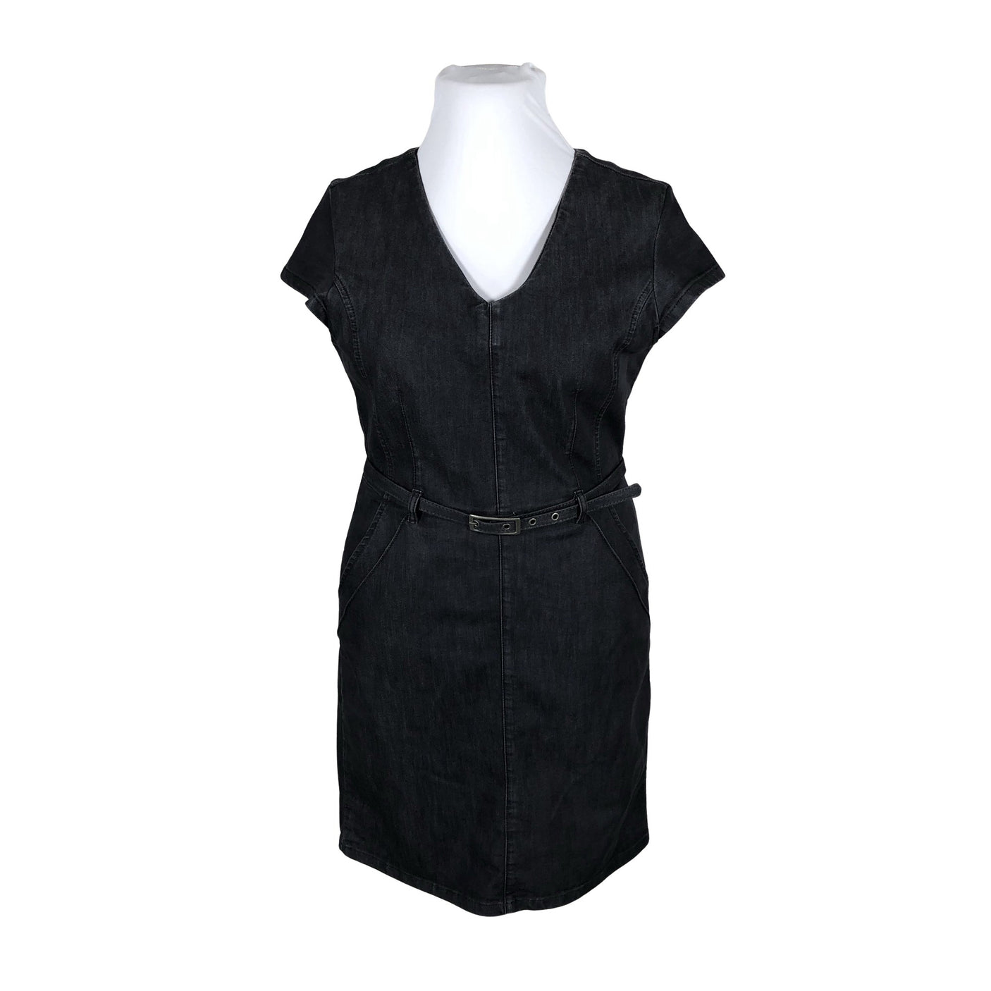 Unisex Your Face - Denim dress, size 42 - Gray (1)