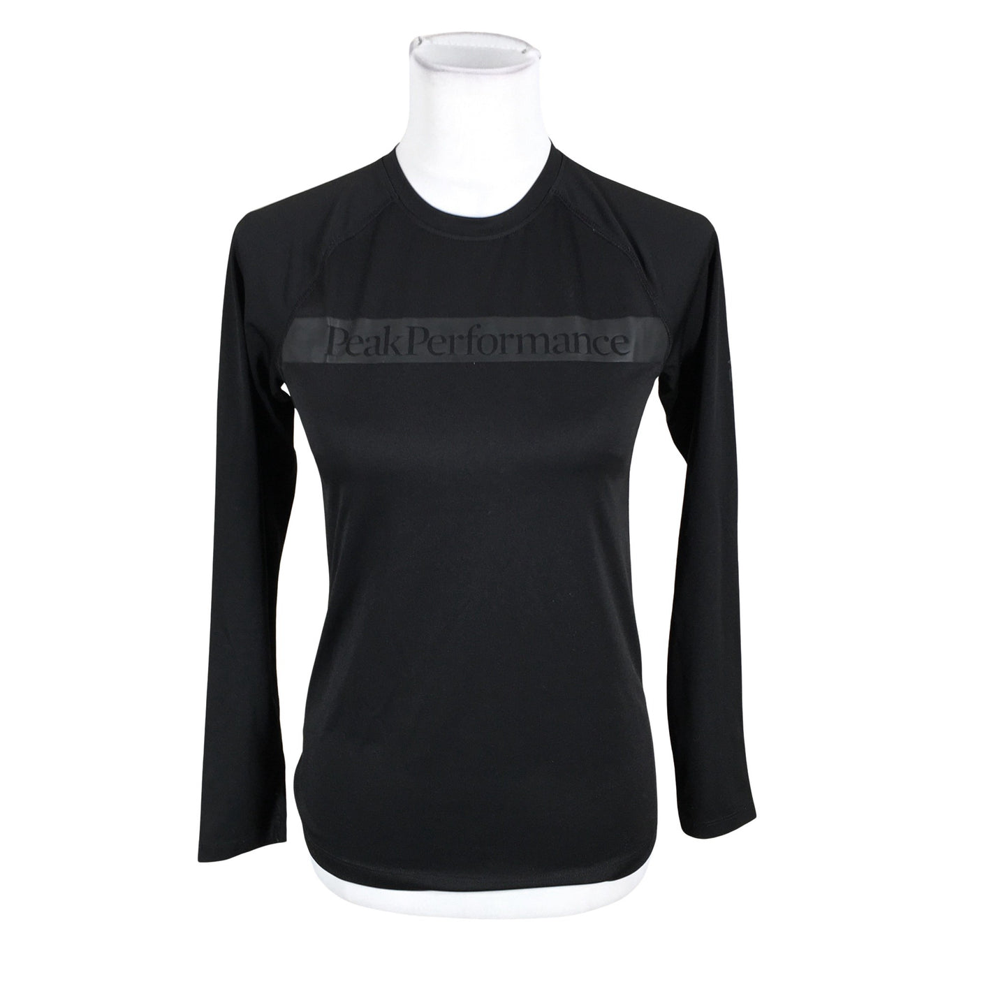Unisex Peak Performance - Sports shirt, long sleeve, size 36 - Black (1)