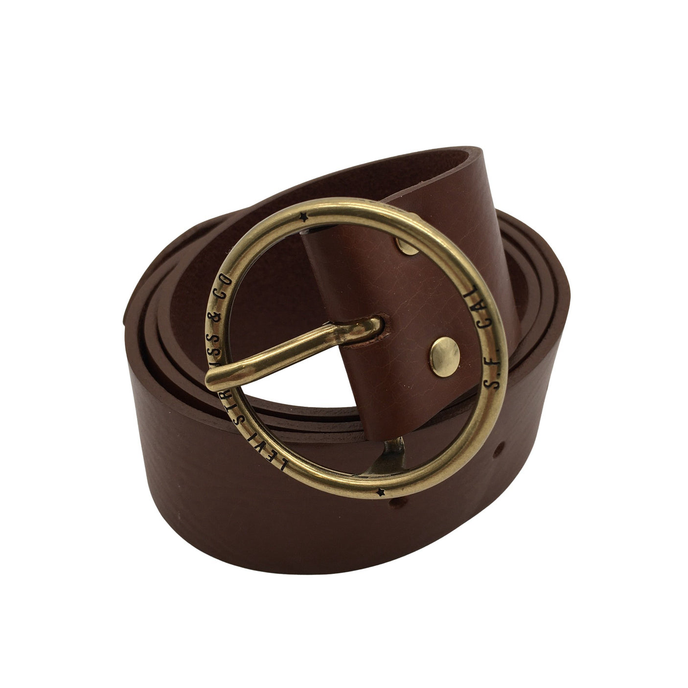 Unisex Levi's - Leather belt, size Ei kokoa - Brown (1)