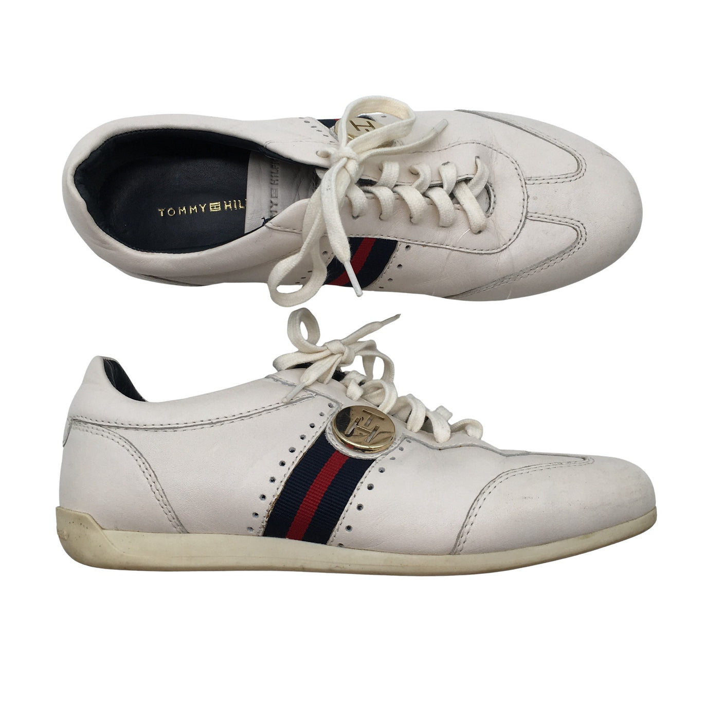 Unisex Tommy Hilfiger - Casual sneakers, size 37 - Natural white (1)