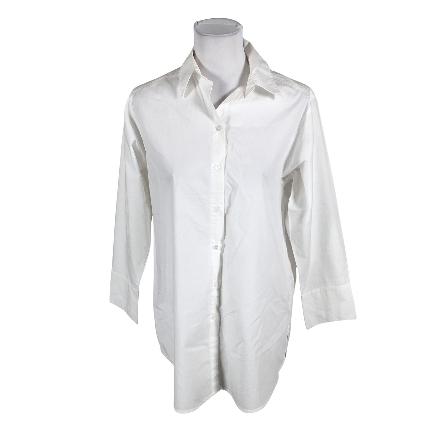 Unisex Lindex - Collared shirt, size 34 - White (1)