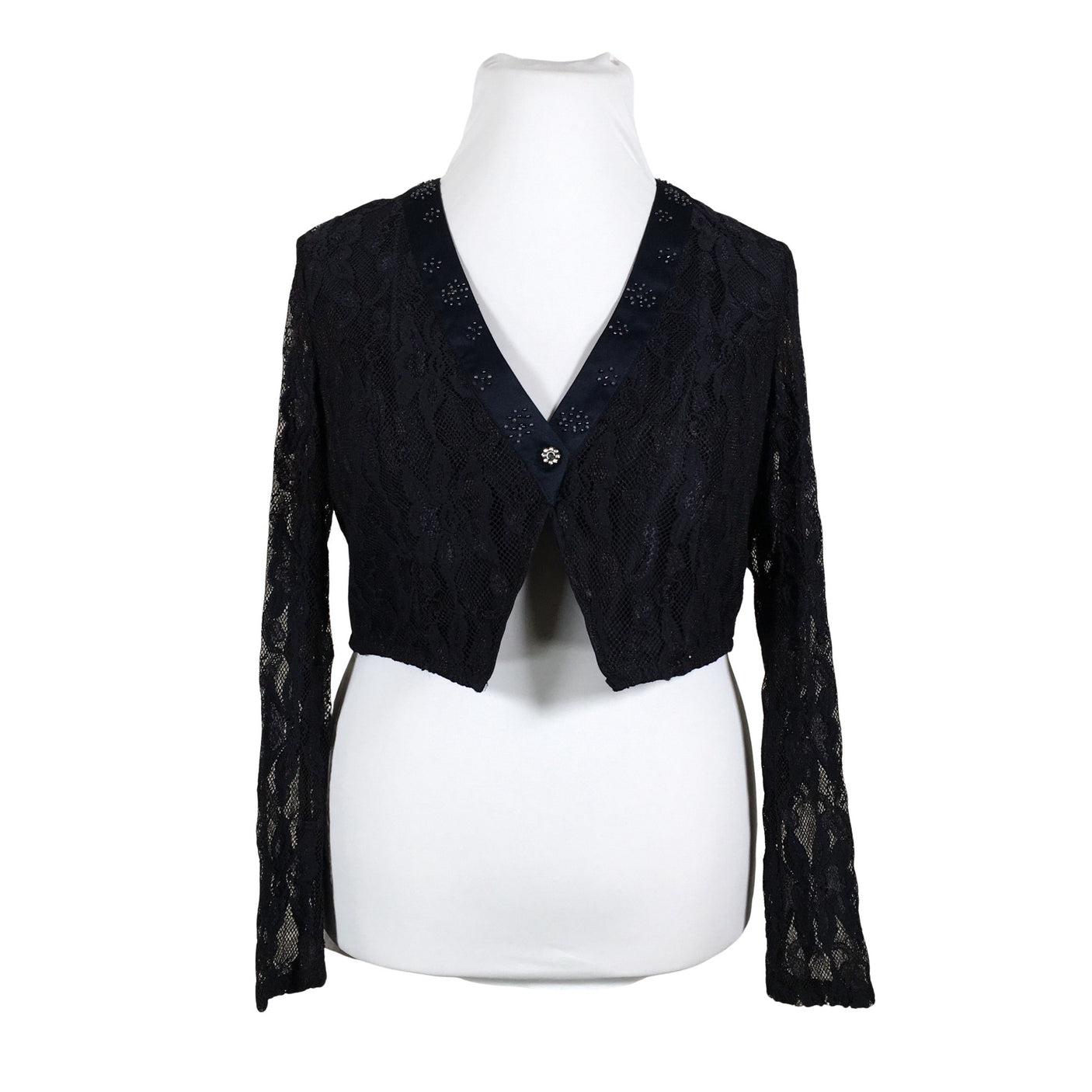 Unisex Micha - Evening bolero jacket, size 42 - Blue (1)