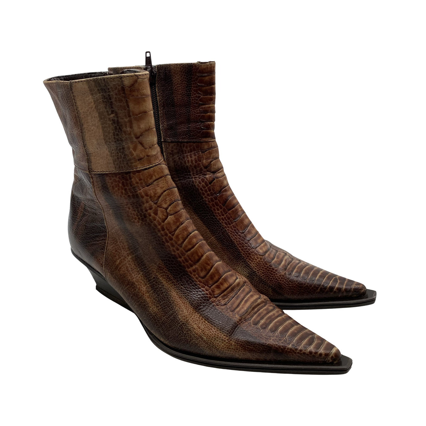 Unisex Scorett - Ankle boots, size 37 - Brown (2)