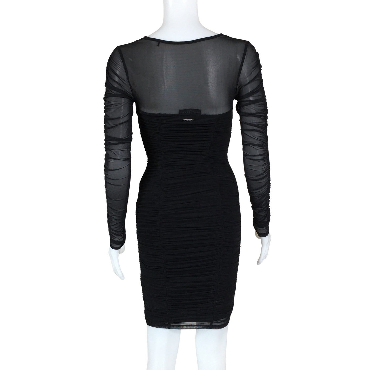 Unisex Guess - Schiffon dress, size 32 - Black (2)