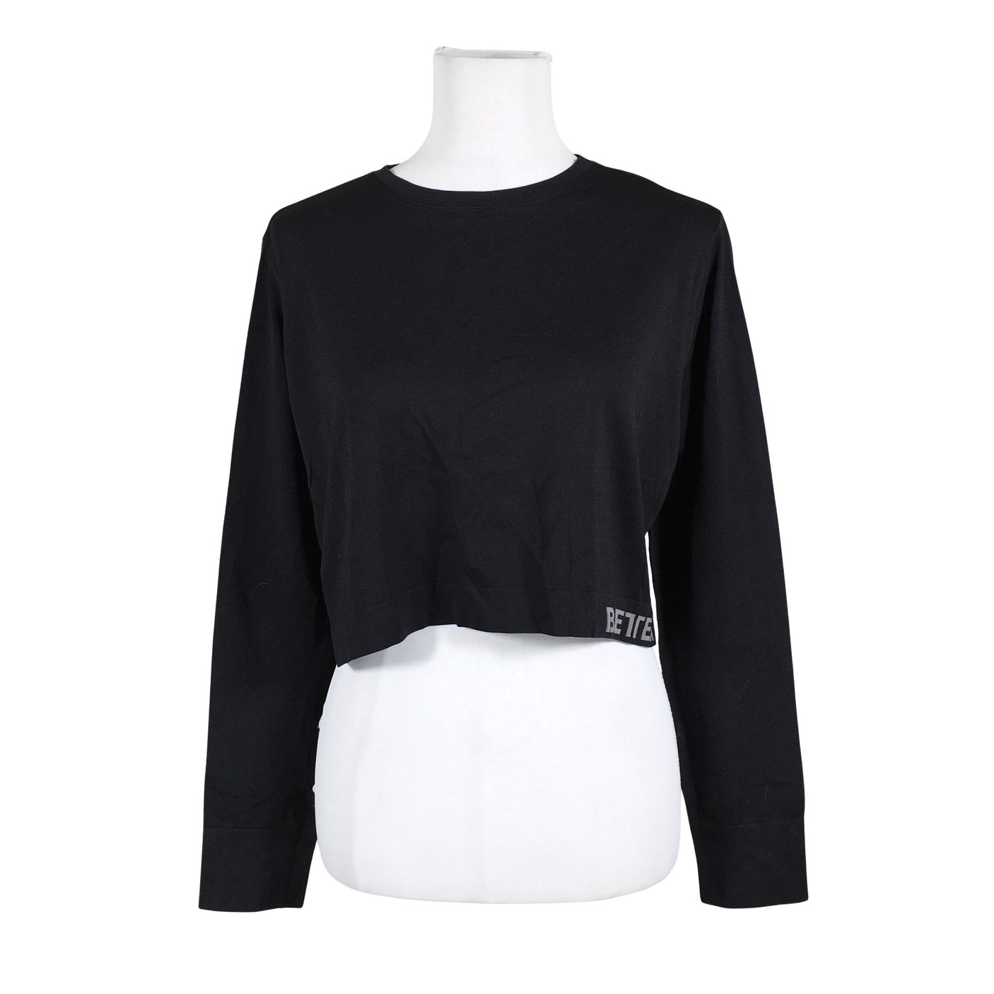 Unisex Better Bodies - Sports shirt, long sleeve, size 36 - Black (1)