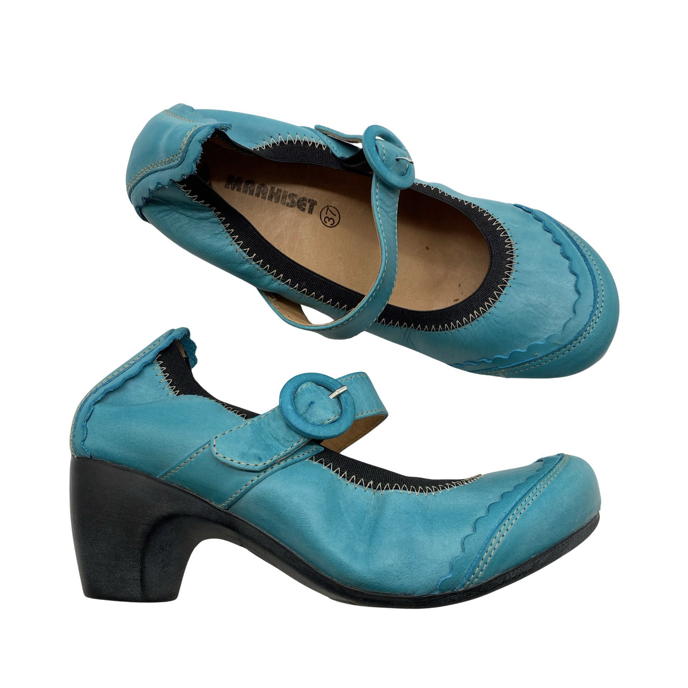 Unisex Maahiset - High heels, size 37 - Turquoise (1)
