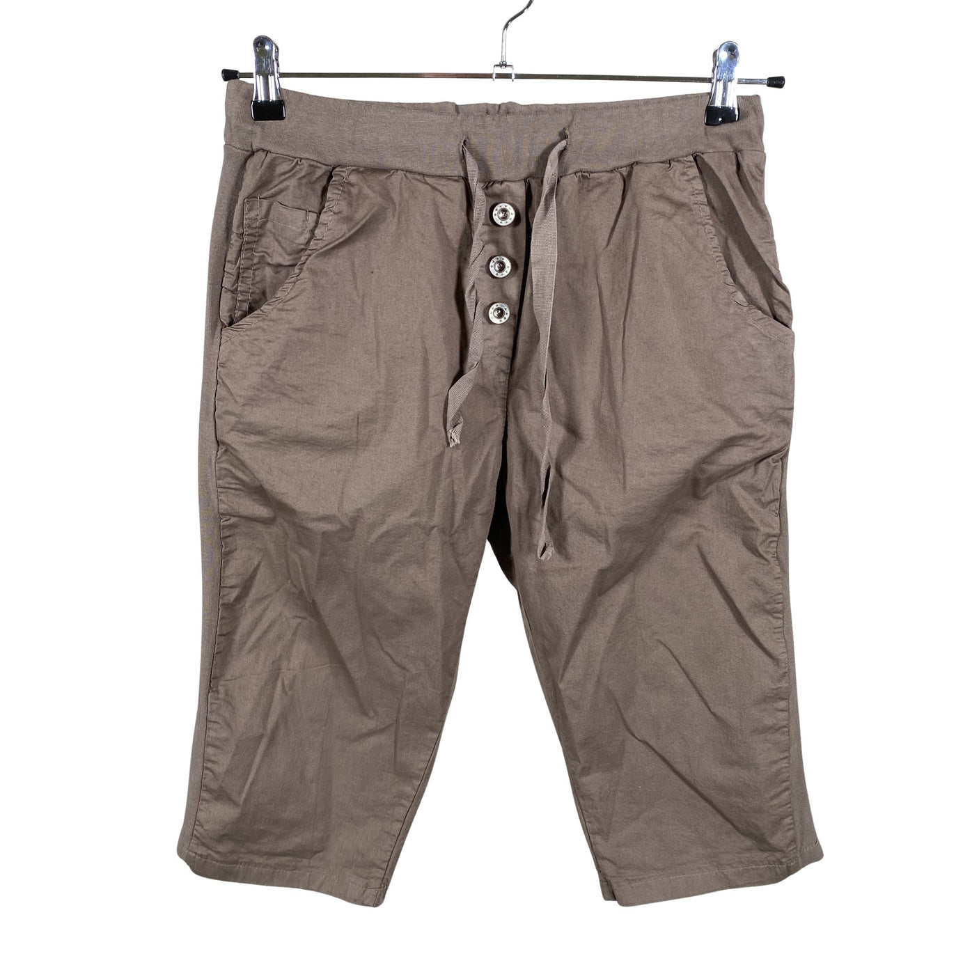 Unisex Perfect Jeans - Capri pants, size 38 - Brown (1)