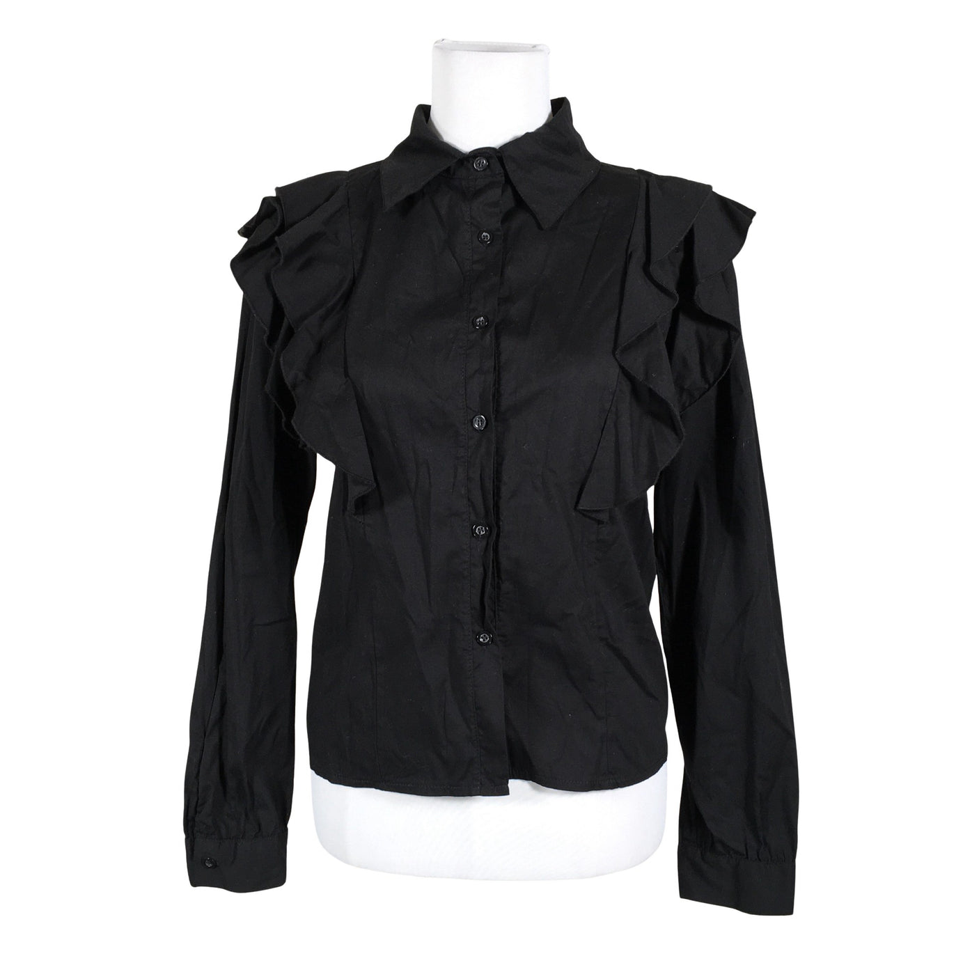 Unisex Bohemiana - Collared shirt, size 38 - Black (1)