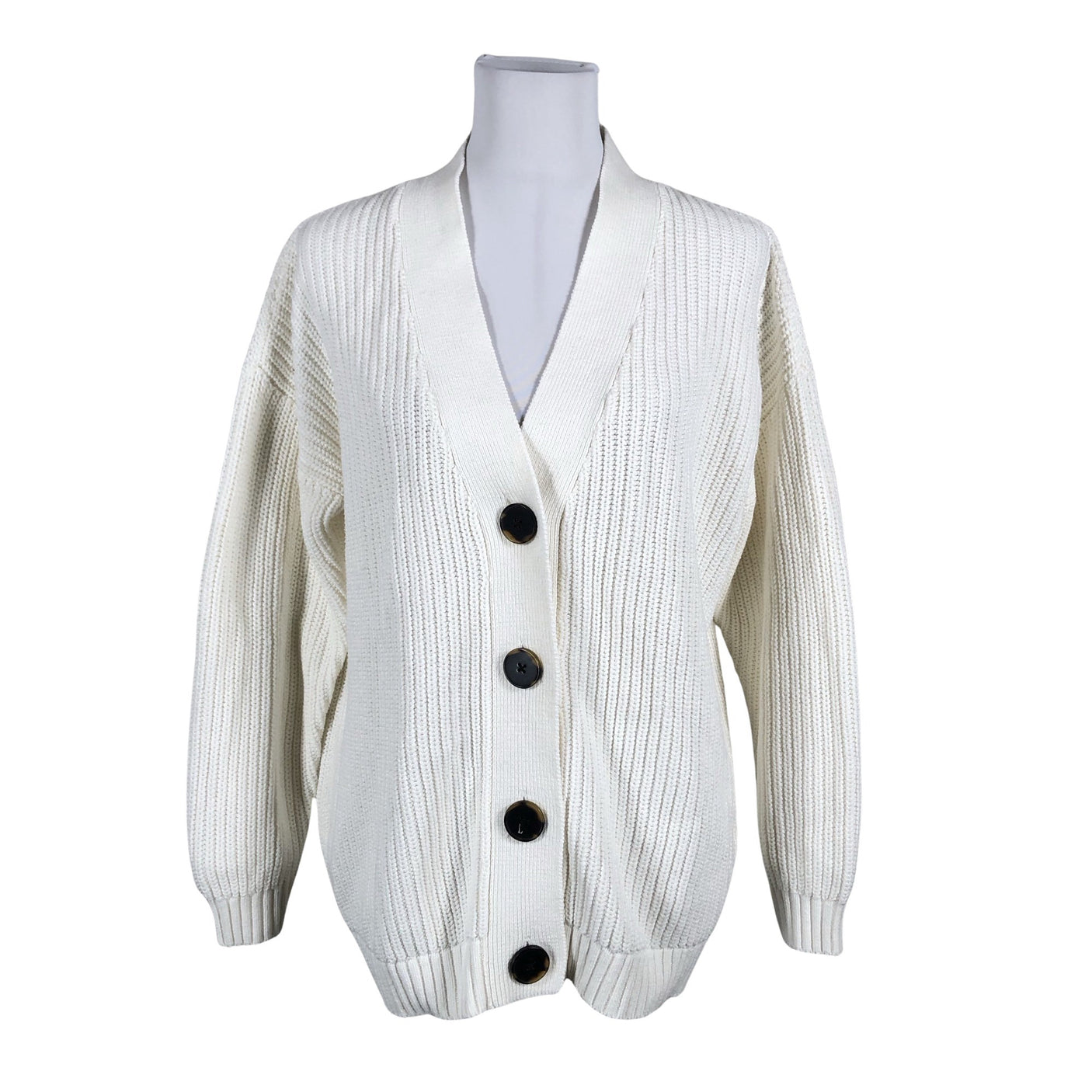 Unisex Selected - Cardigan, size 36 - White (1)