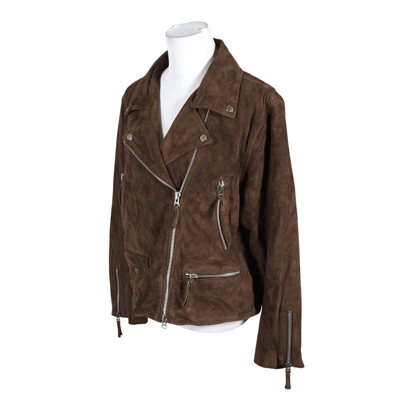 Unisex Ellen Suede - Leather jacket, size 40 - Brown (3)