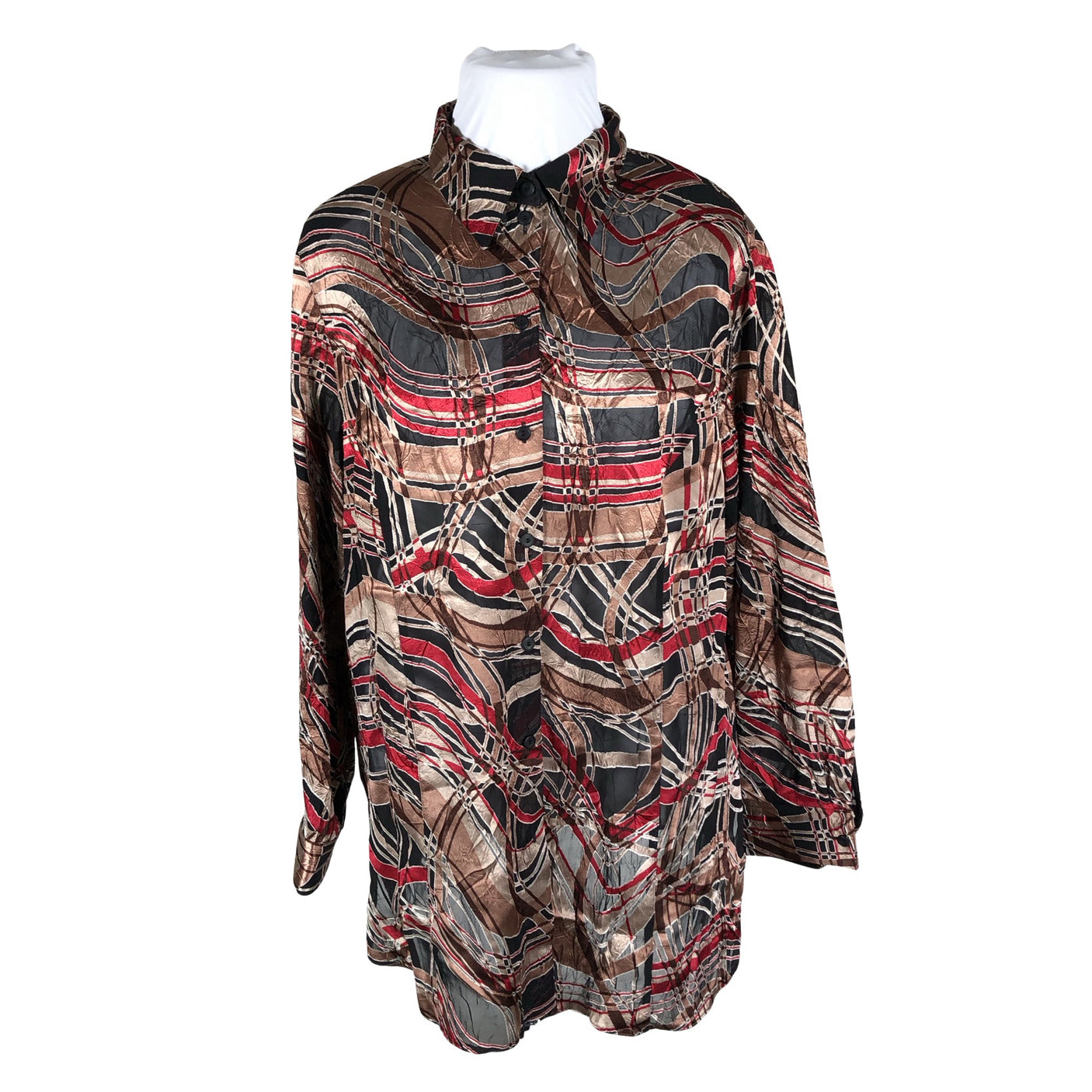 Unisex Erfo - Schiffon tunic, size 48 - Black (1)