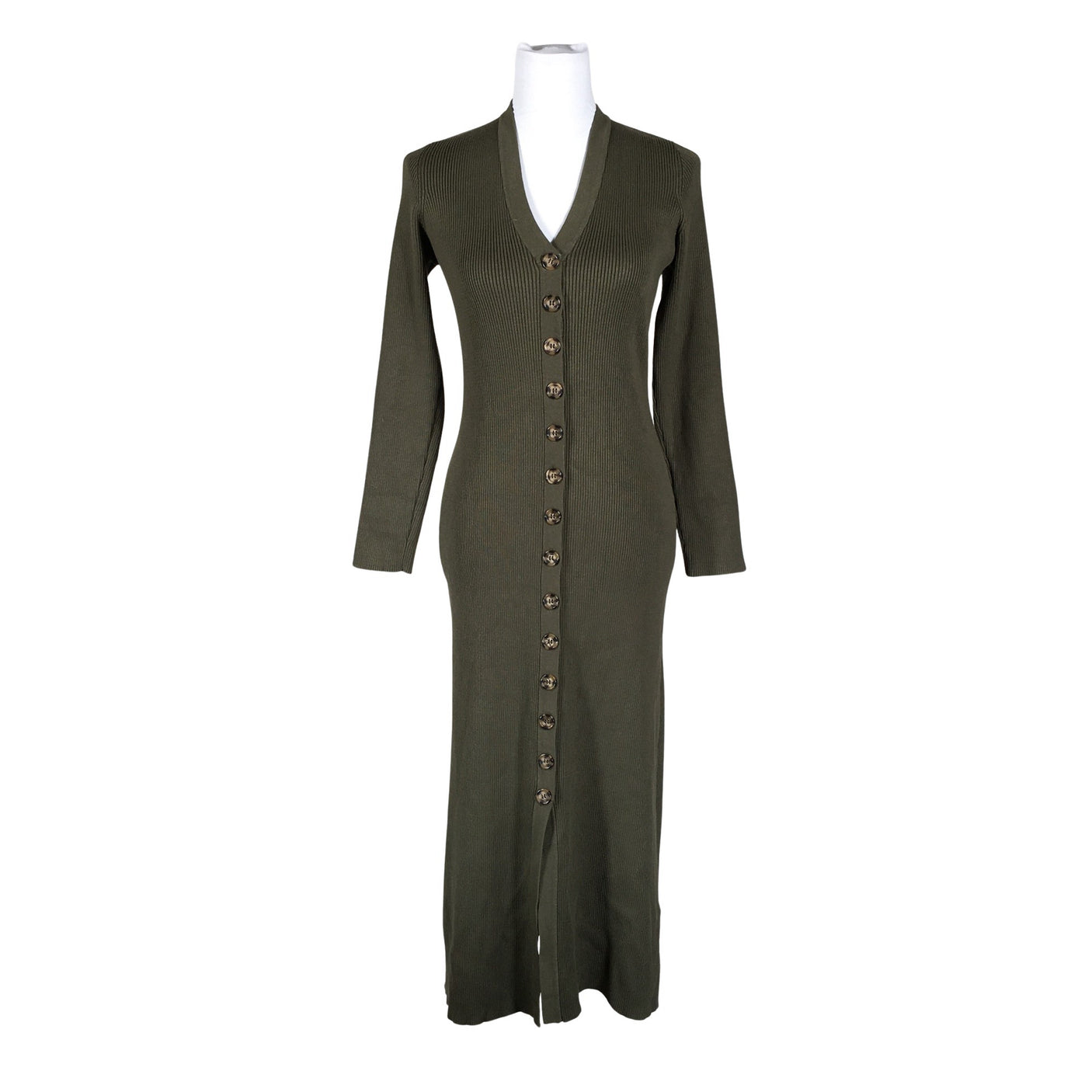 Unisex Lindex - Knit dress, size 38 - Green (1)