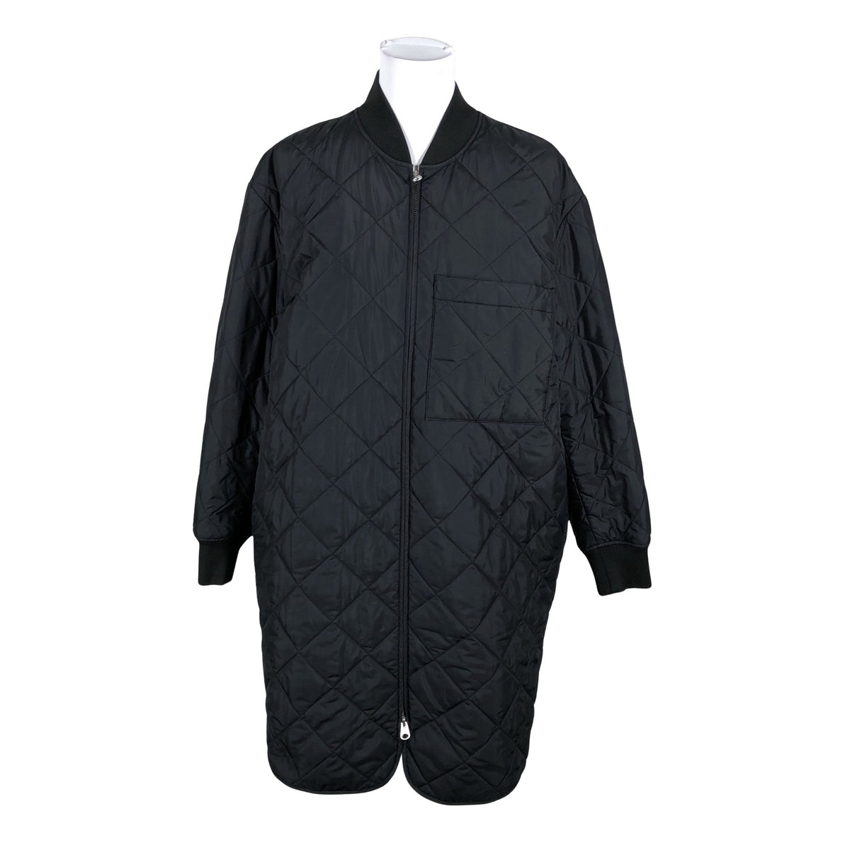 Unisex Arket - Quilted jacket, size 40 - Black (1)
