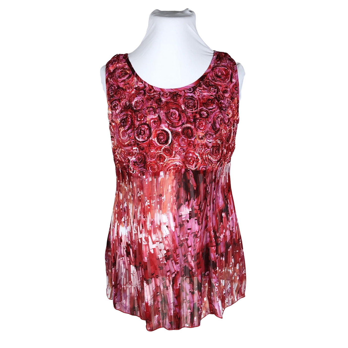 Unisex Voglia - Schiffon tunic, size 42 - Red (1)
