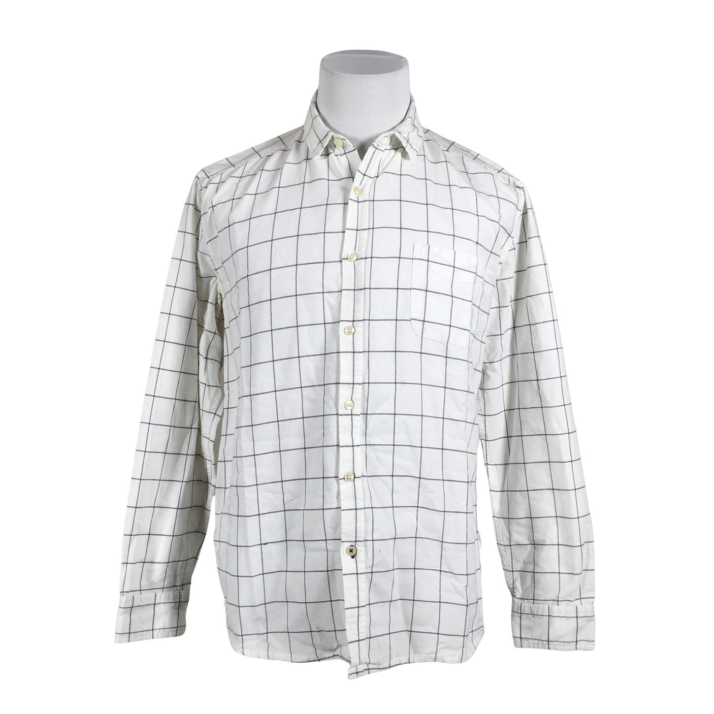 Unisex Cottonfield - Collared shirt, size L - White (1)