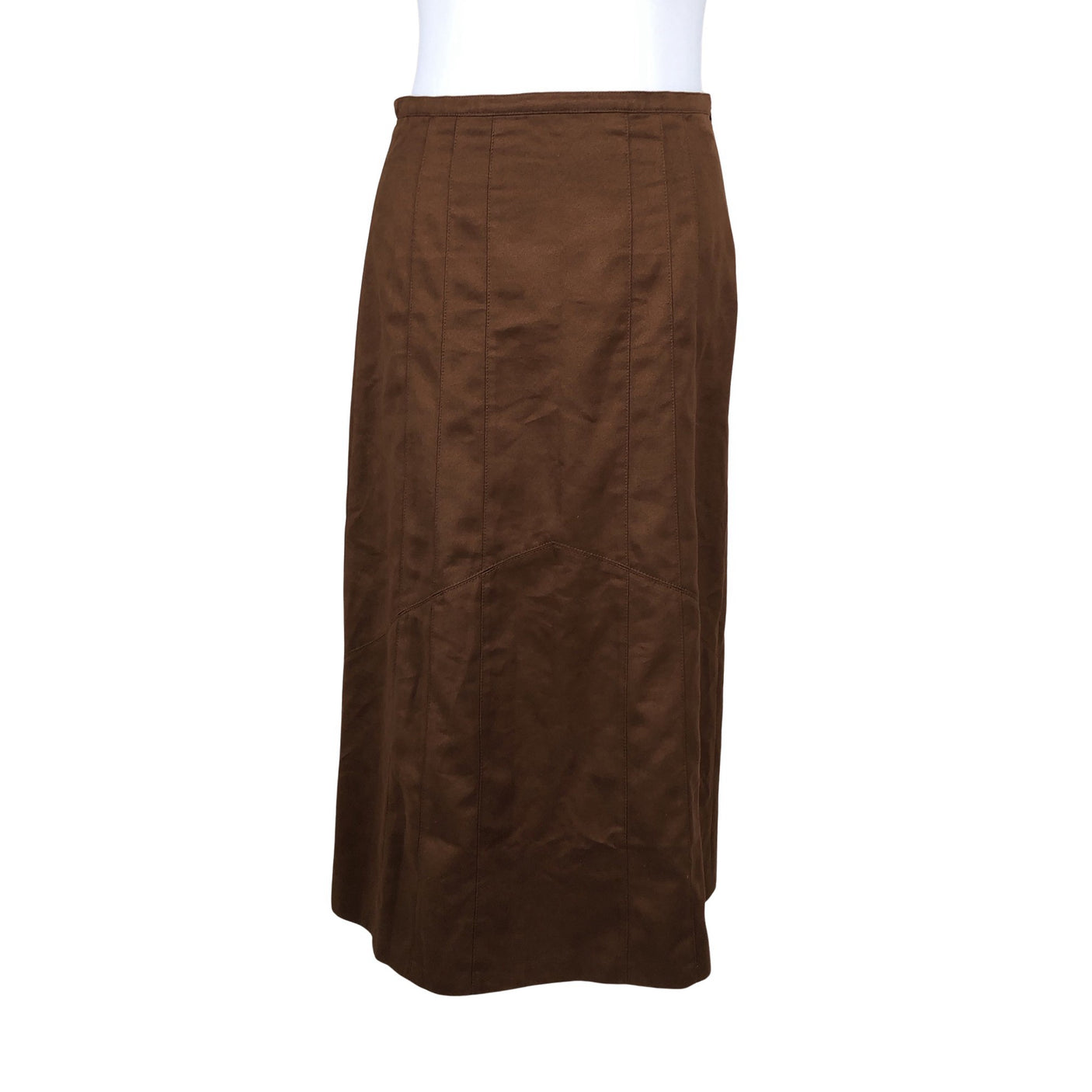 Unisex Gerry Weber - Fabric skirt, size 44 - Brown (1)
