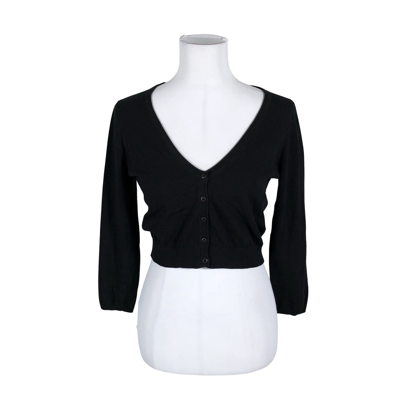 Unisex Esprit - Knit bolero jacket, size 36 - Black (1)