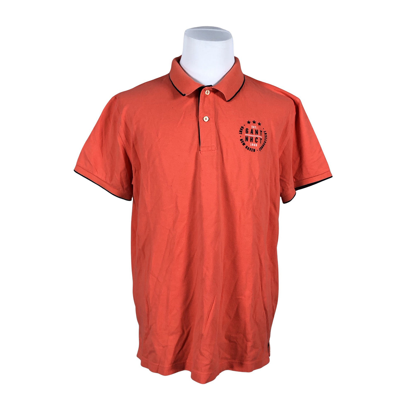 Unisex Gant - Polo shirt, size XXL - Orange (1)